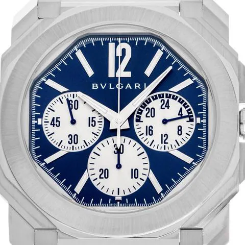 Bulgari Octo 103467 43mm Stainless steel Blue