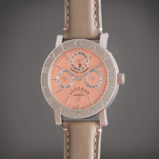 Bulgari 3B 38 PL PC Platinum Salmon