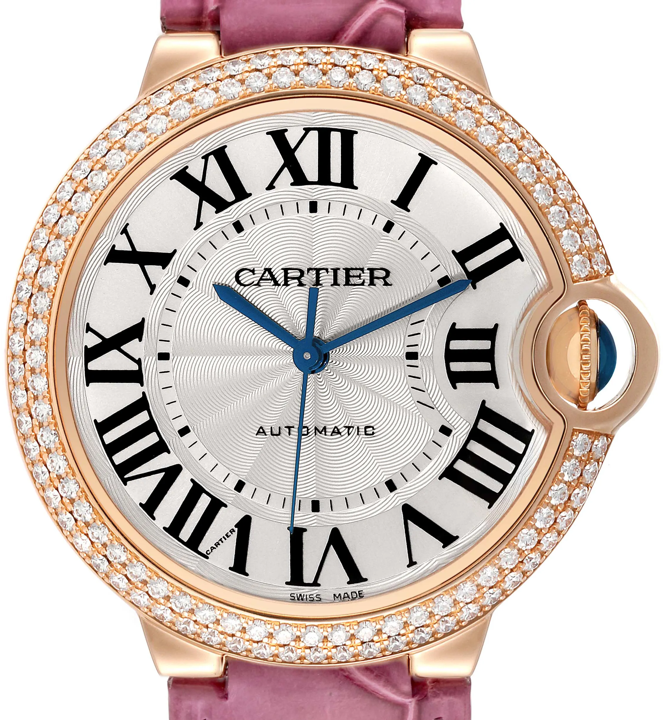 Cartier Ballon Bleu WE900551 36.5mm Rose gold White