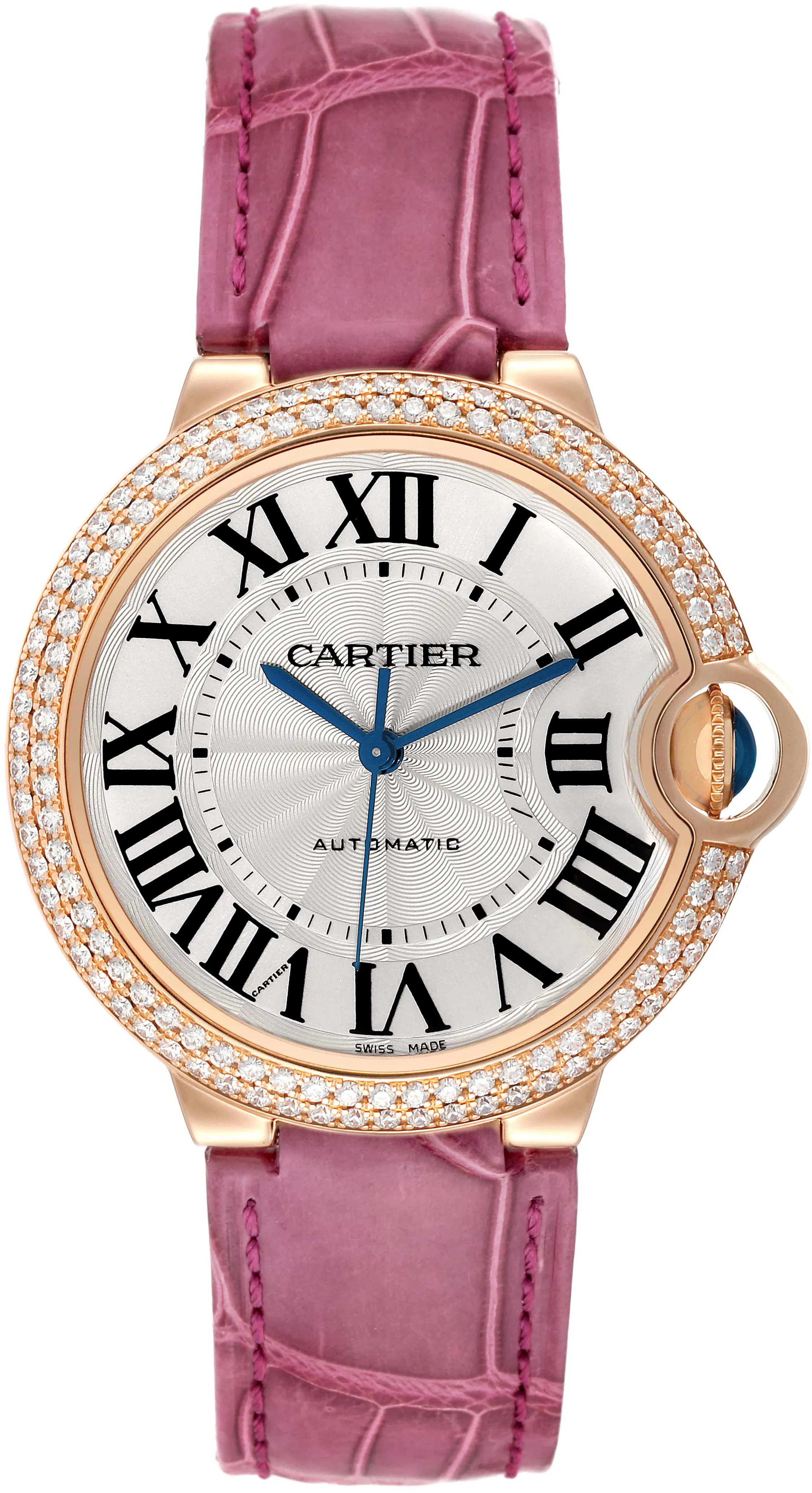 Cartier Ballon Bleu WE900551 36.5mm Rose gold White 1