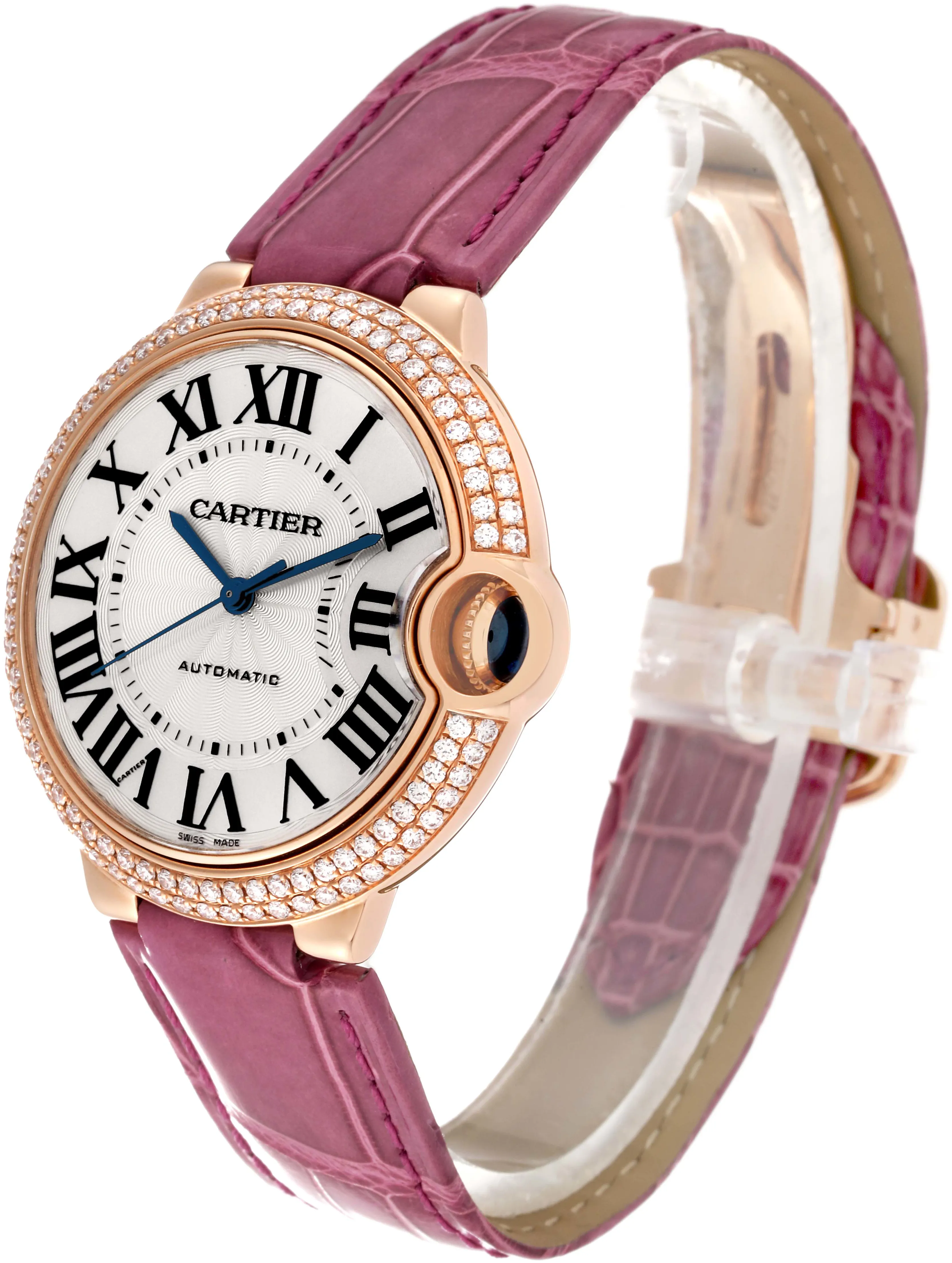 Cartier Ballon Bleu WE900551 36.5mm Rose gold White 3