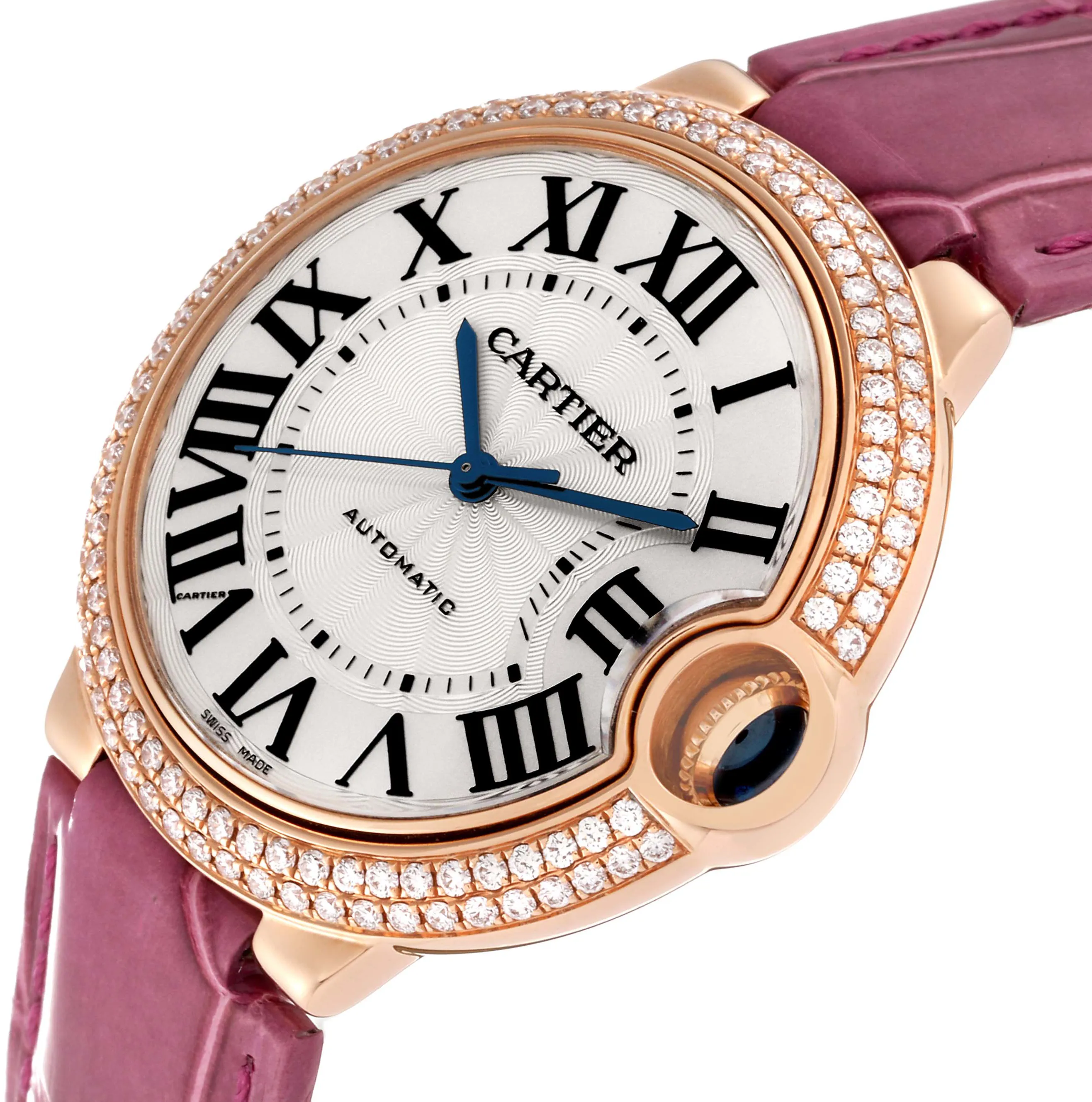 Cartier Ballon Bleu WE900551 36.5mm Rose gold White 4