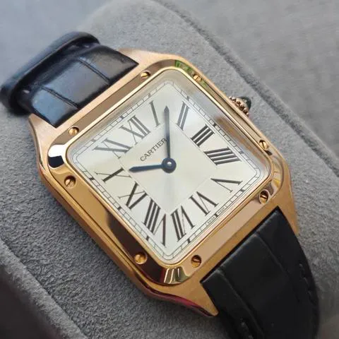 Cartier Santos Dumont WGSA0022 38mm Rose gold Silver