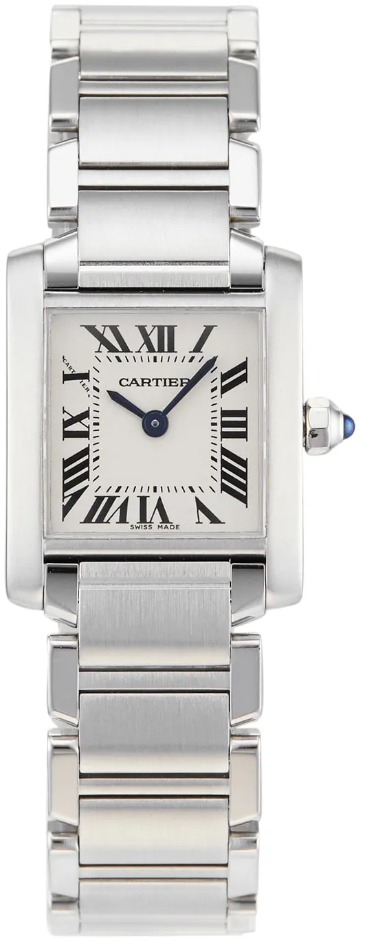 Cartier Tank W51008Q3 25mm Stainless steel Silver