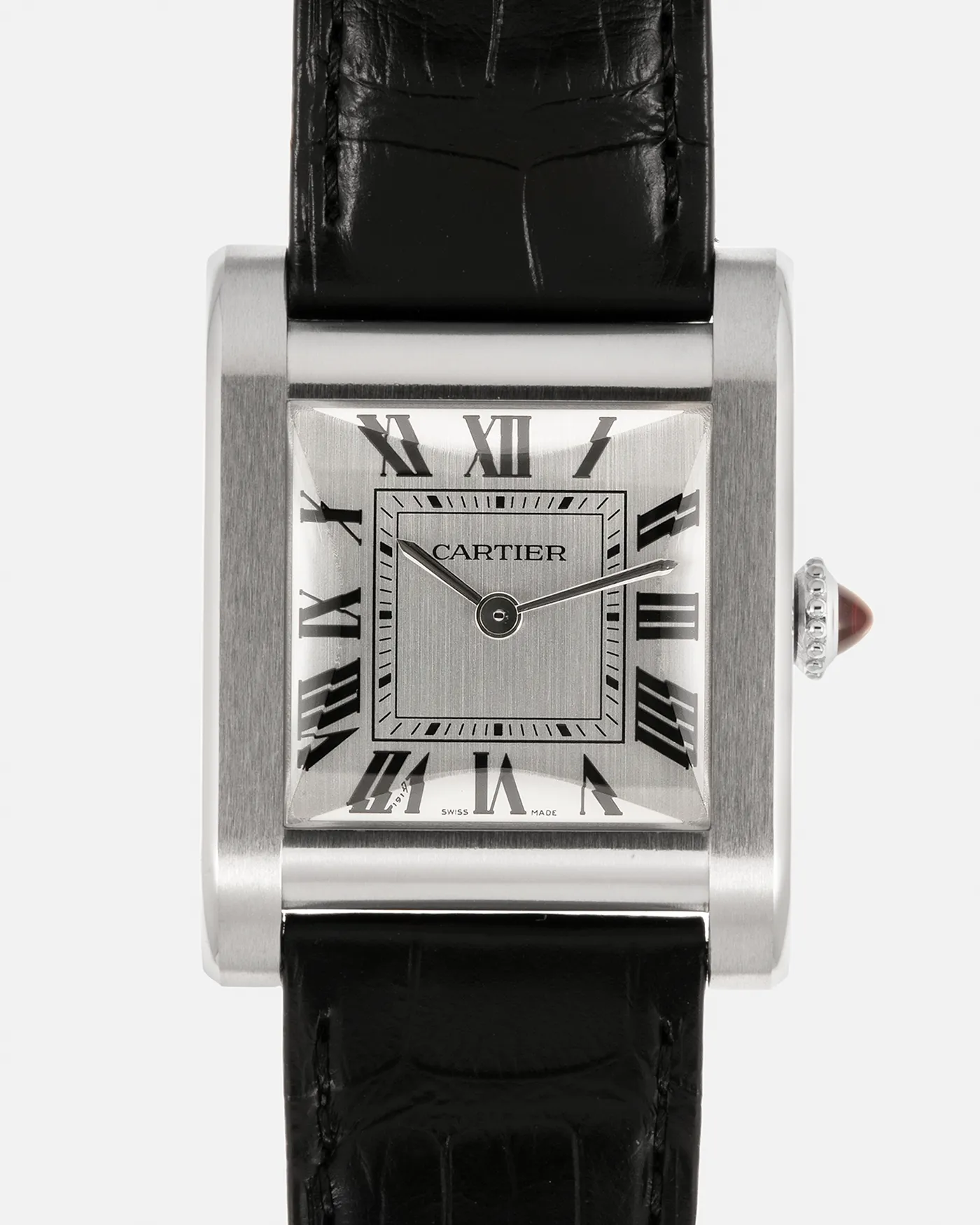 Cartier Privé Tank Normale Limited to 200 Pieces in this Combination CRWGTA0109 32.6mm Platinum Silver