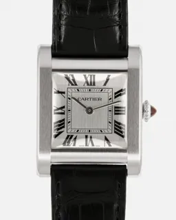 Cartier Privé Tank Normale Limited to 200 Pieces in this Combination CRWGTA0109 Platinum Silver