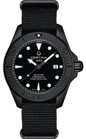 Certina DS Action C032.607.38.051.00 43mm Stainless steel Black