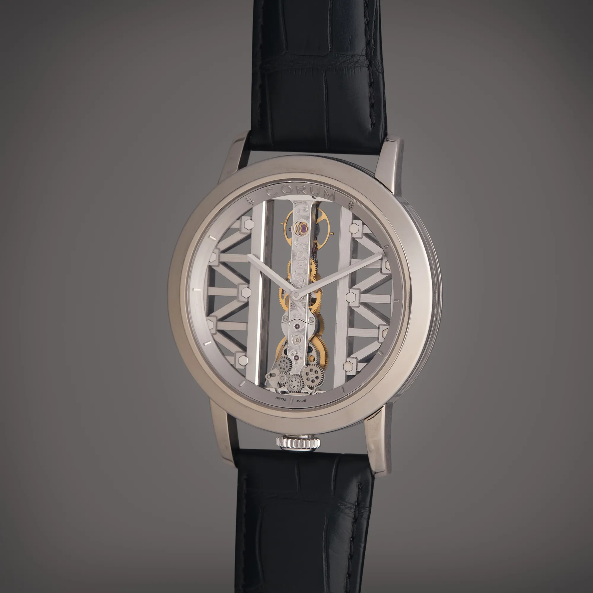 Corum Golden Bridge 05.0087 43mm White gold Skeletonized