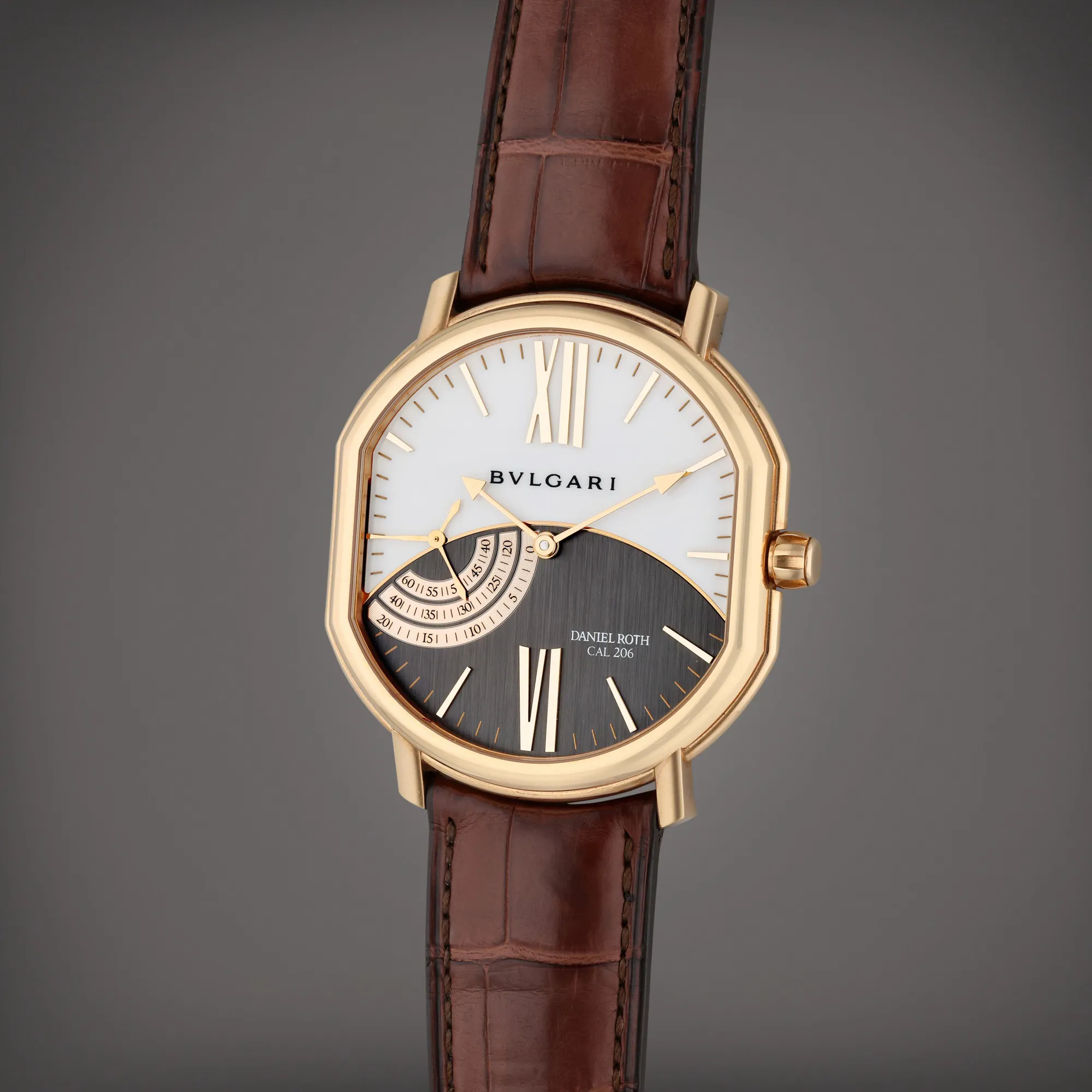 Daniel Roth Athys II 109.Y.50 47mm Rose gold White and Gray