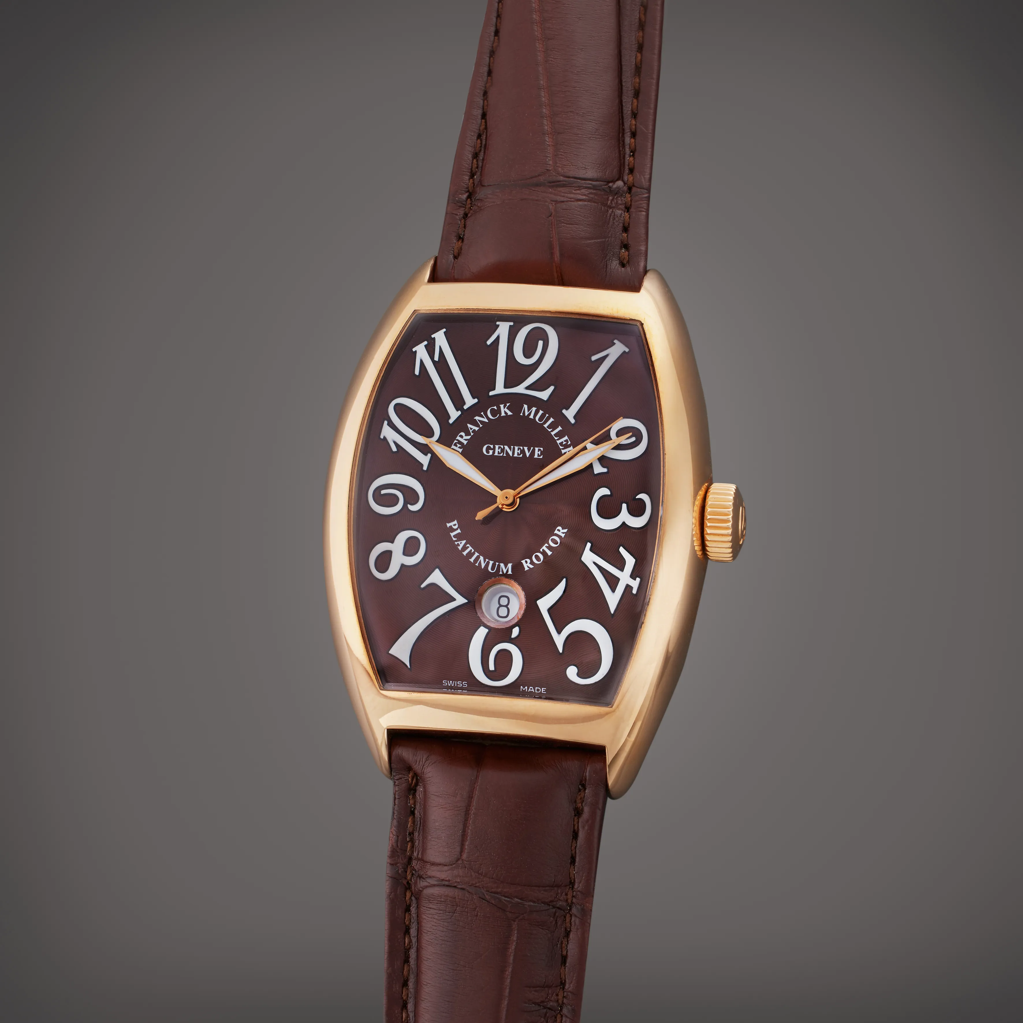 Franck Muller Casablanca 8880 SC DT 55mm Rose gold Brown