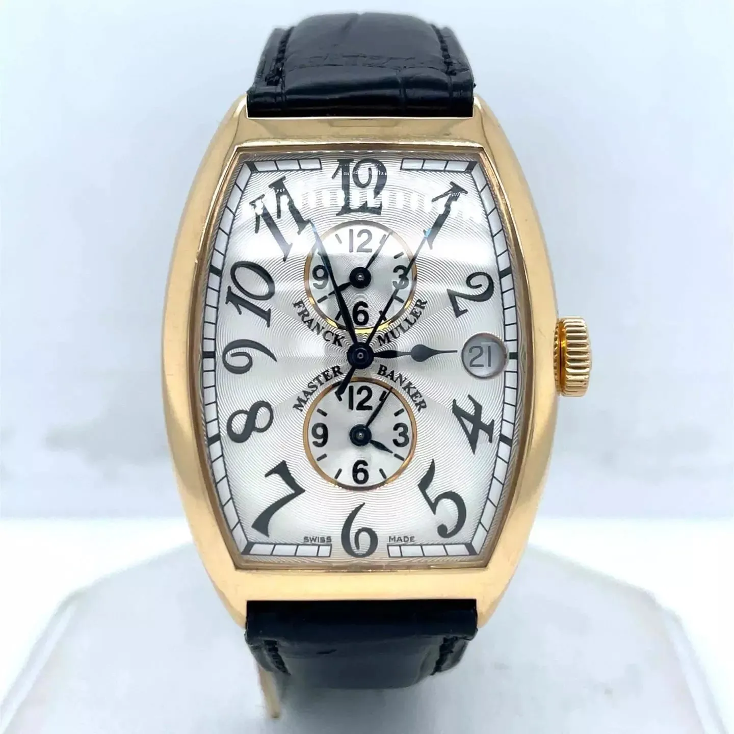 Franck Muller Master Banker 6850 MB 36mm Rose gold Silver