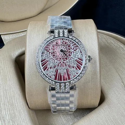 Harry Winston Premier 36mm White gold Mother-of-pearl 4