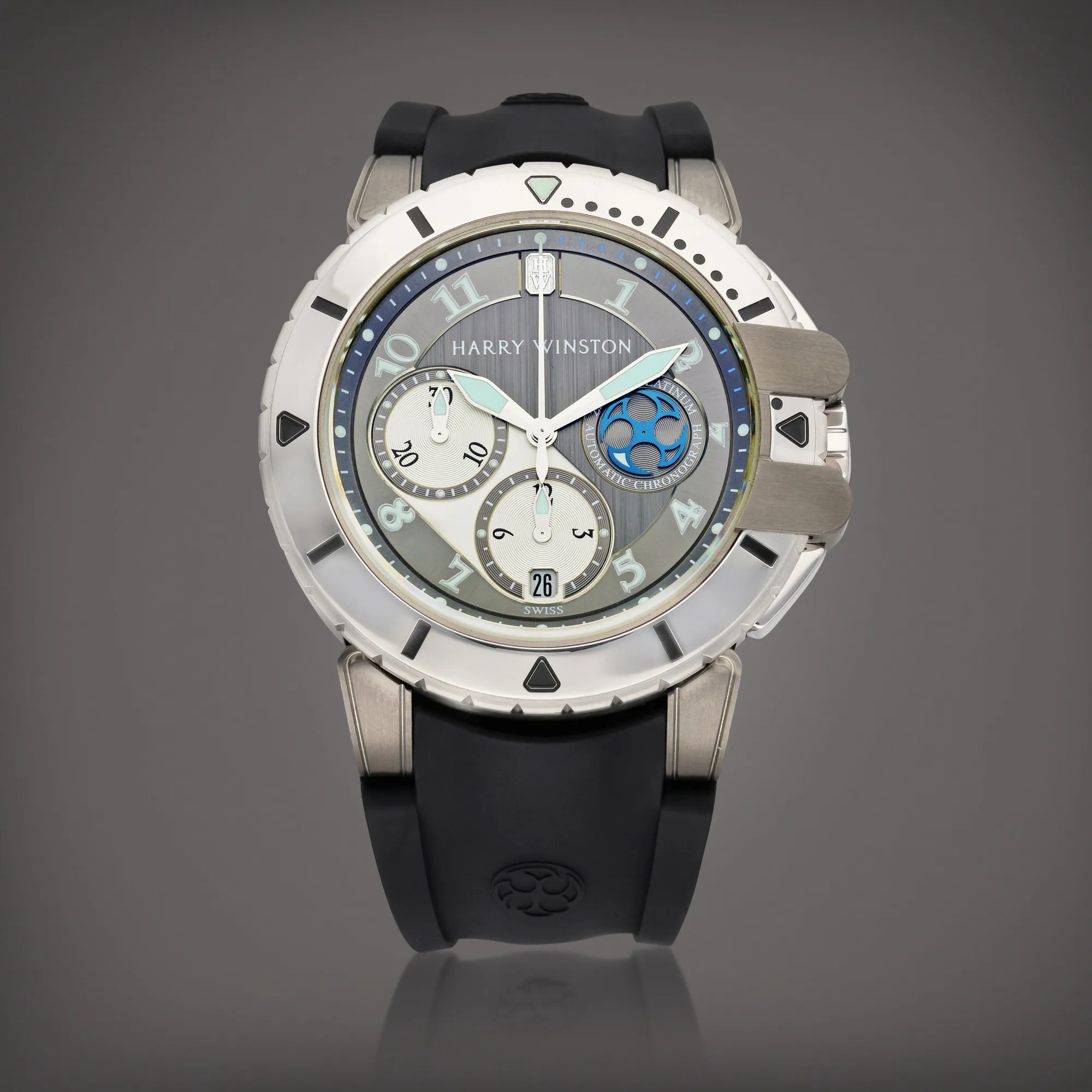 Harry Winston Project Z 410-MCA44Z 44.5mm Platinum and zalium Gray 1