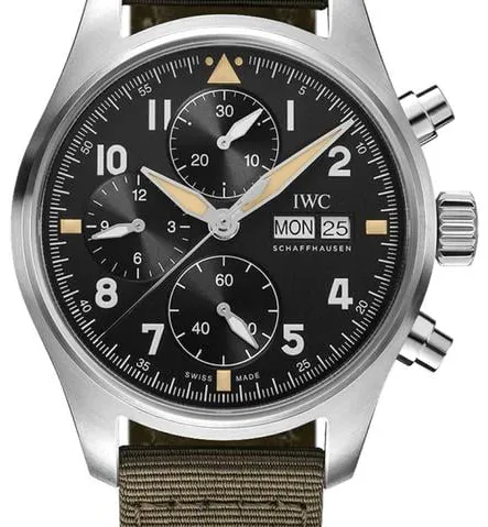 IWC Pilot IW387901 41mm Stainless steel Black