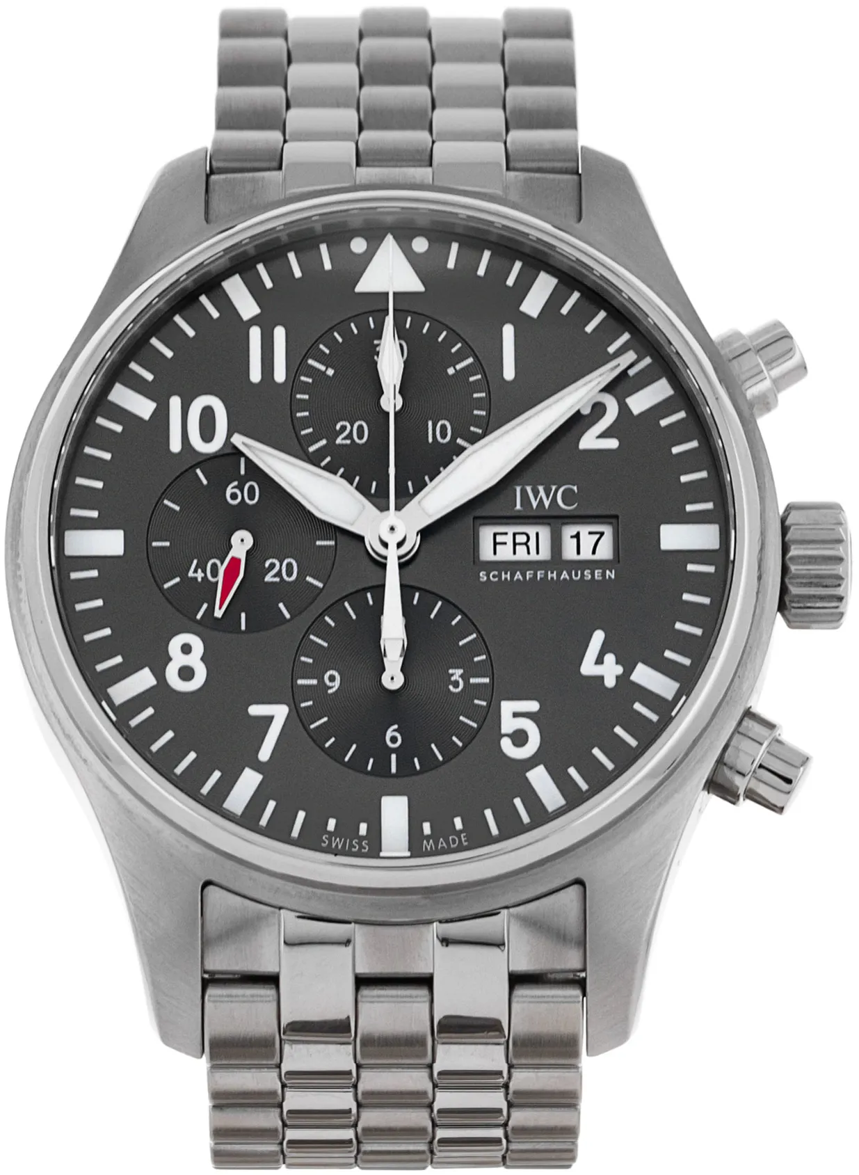 IWC Spitfire IW377719 43mm Stainless steel •