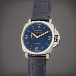 Panerai Luminor Due PAM 00729 45mm Titanium Blue