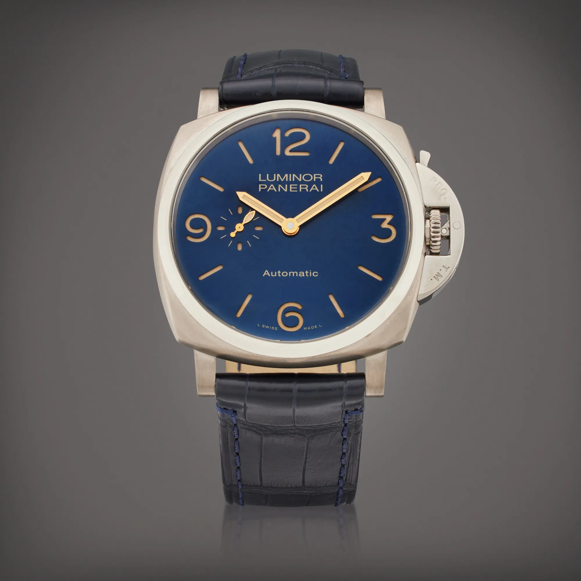 Panerai Luminor PAM 00729 45mm Titanium Blue 1