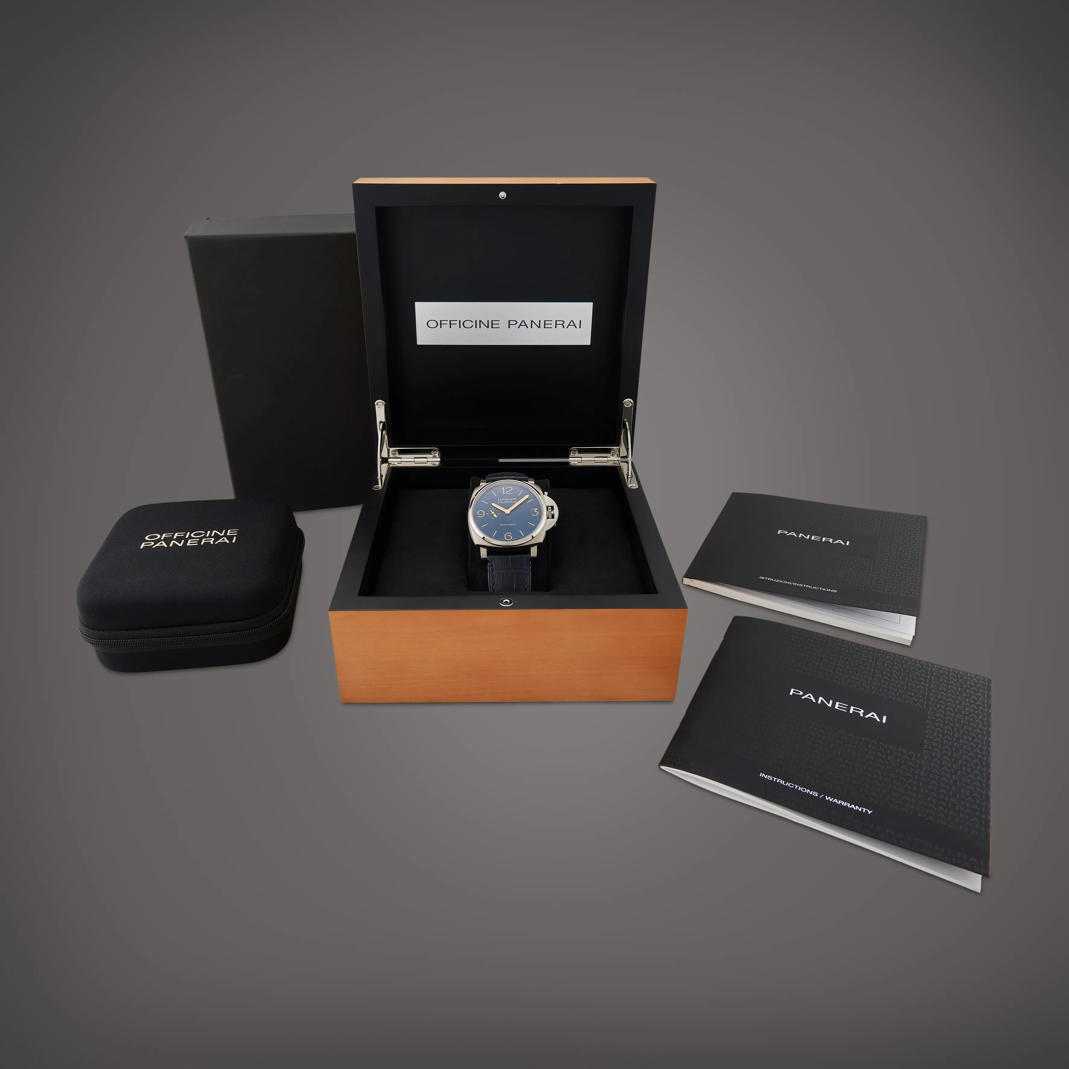 Panerai Luminor PAM 00729 45mm Titanium Blue 5