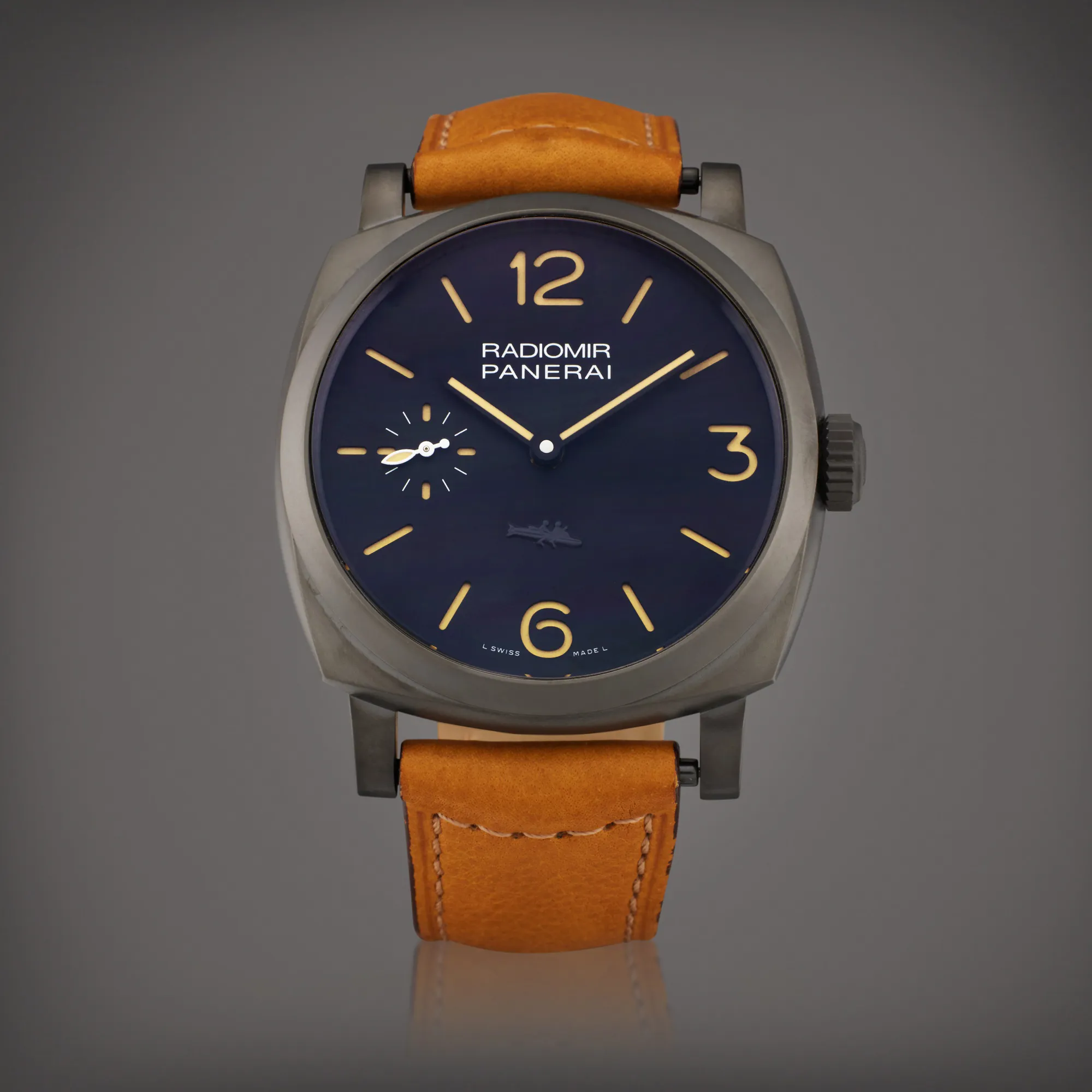 Panerai Radiomir 1940 3 Days PAM 00532 47mm Dlc coated stainless steel Black 1