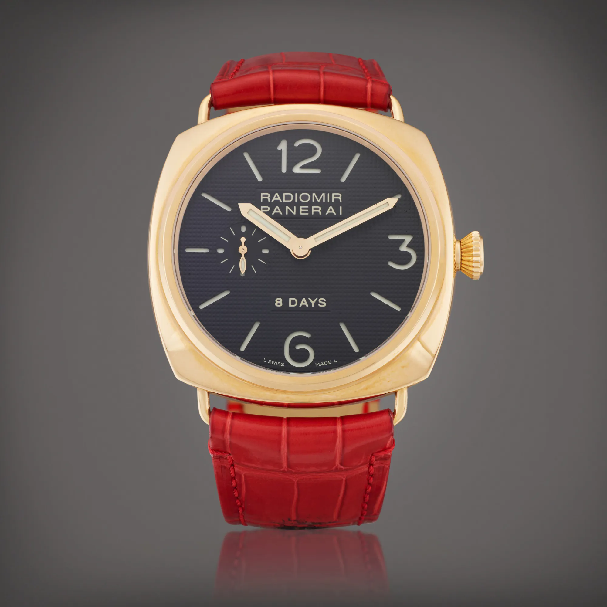 Panerai Radiomir 8 Days PAM 00197 45mm Rose gold Black 1