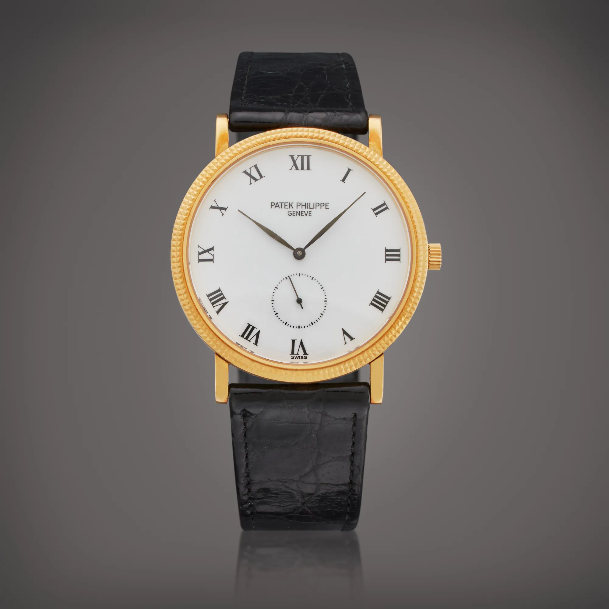 Patek Philippe Calatrava 3919 33mm Yellow gold White 1