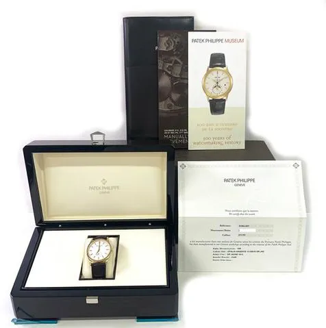 Patek Philippe Calatrava 5196J-001 37mm Yellow gold Silver 1