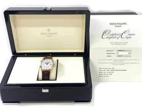 Patek Philippe Calatrava 5296R-001 38mm Rose gold Silver 1