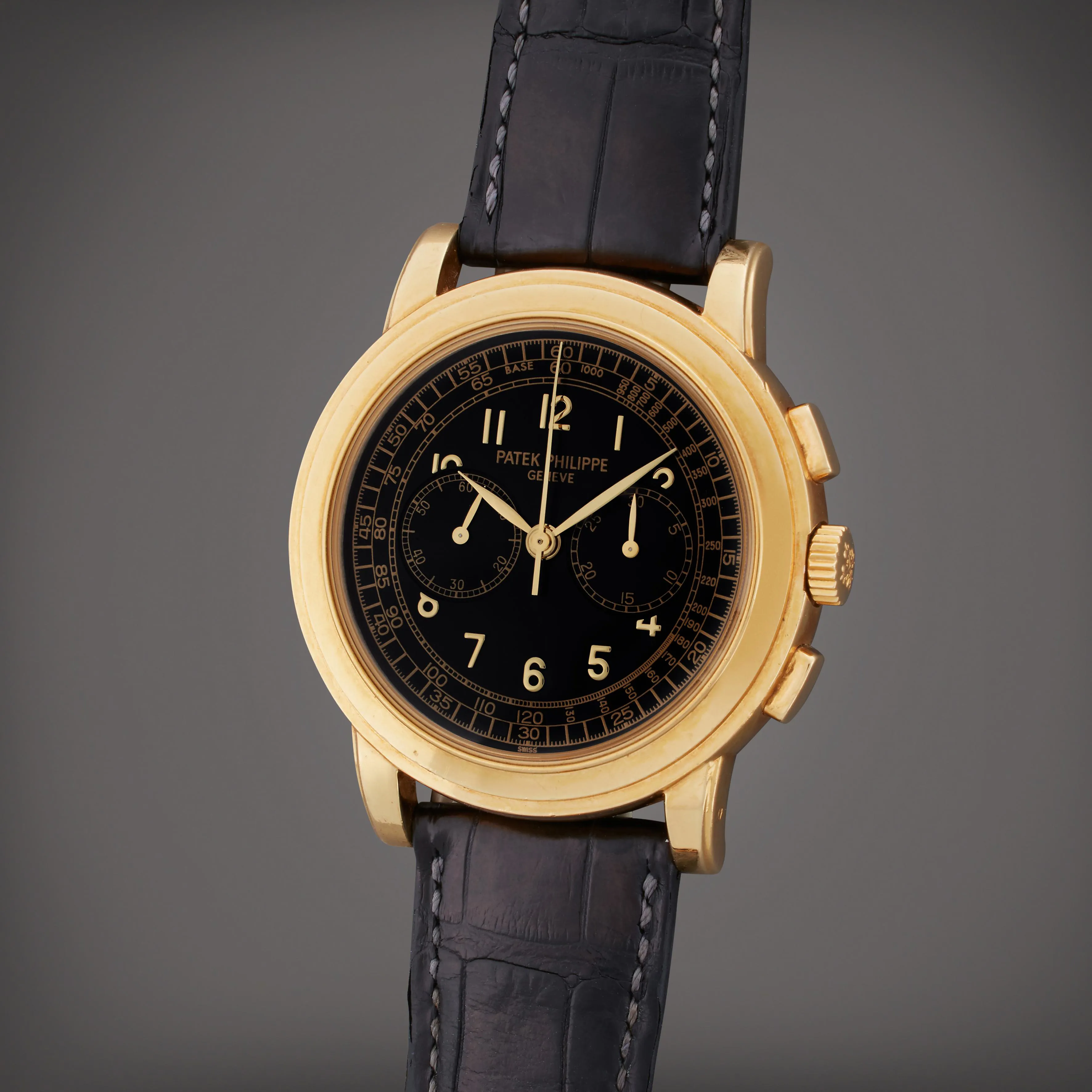 Patek Philippe Chronograph 5070 42mm Yellow gold Black