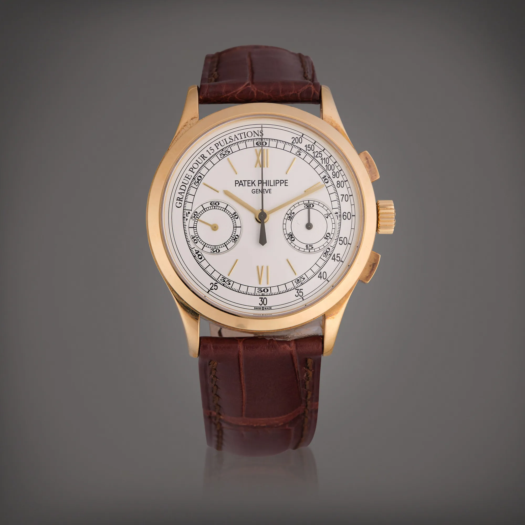 Patek Philippe Chronograph 5170J-001 40mm Yellow gold Silver 2