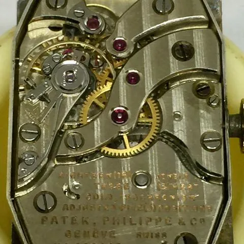 Patek Philippe Top Hat 1450 25mm Yellow gold Silver 15