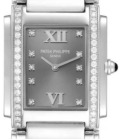 Patek Philippe Twenty~4 4910/10A 25.1mm Stainless steel White