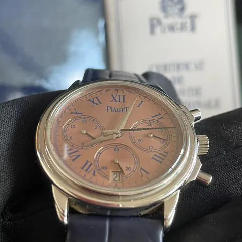 Piaget Gouverneur 12978 34.5mm Platinum Salmon 2