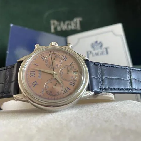 Piaget Gouverneur 12978 34.5mm Platinum Salmon 8