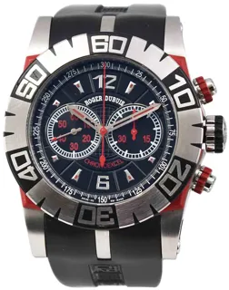 Roger Dubuis Easy Diver SED46-78-98-00/09A10/A Stainless steel Black and Red