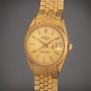 Rolex Oyster Perpetual Date 1503 Yellow gold Champagne