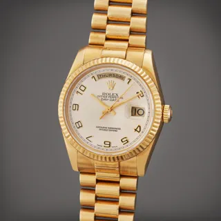 Rolex Day-Date 36 118238 Yellow gold Silver