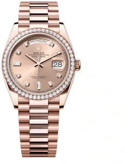 Rolex Day-Date 128345RBR-0009 Rose gold Pink