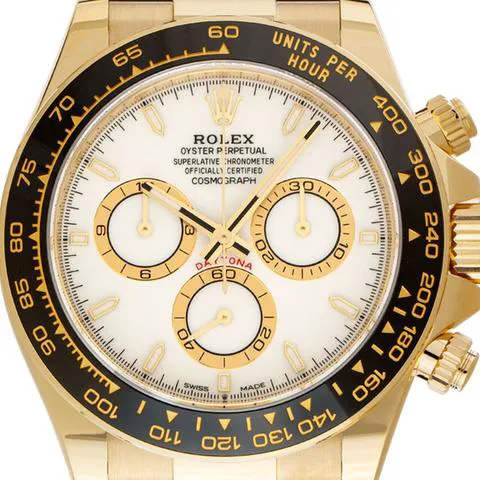 Rolex Daytona 126518ln 40mm Yellow gold White