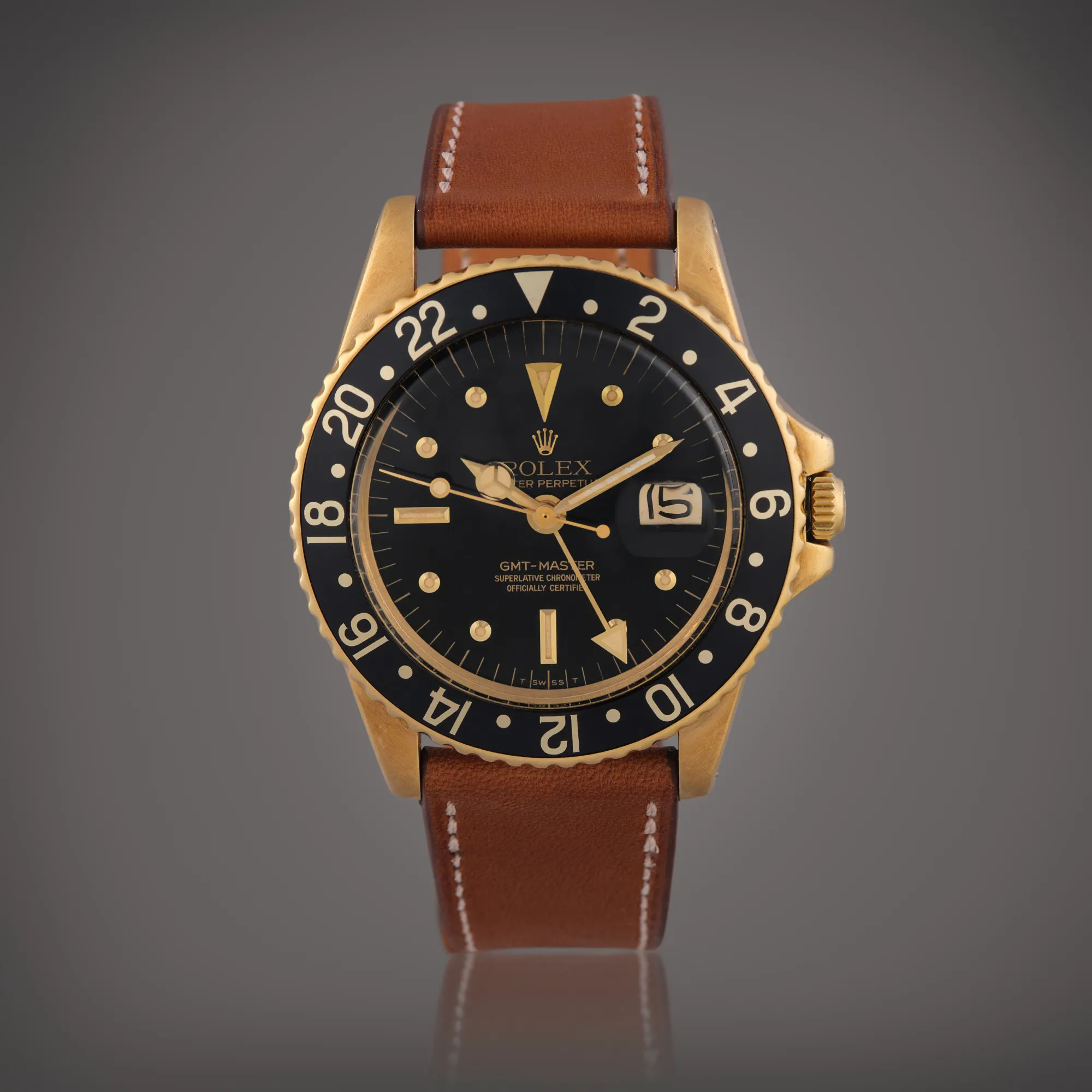 Rolex GMT-Master 1675 40mm Yellow gold Black 1