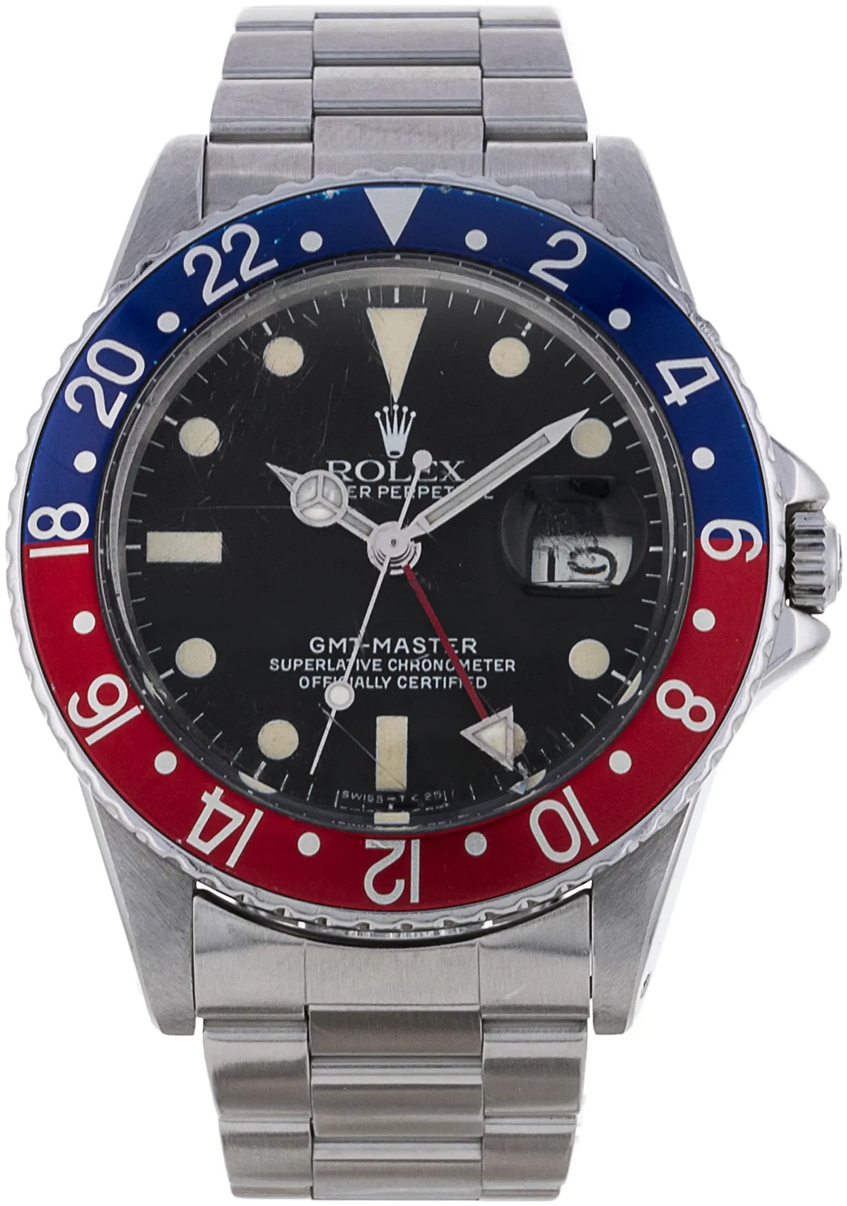 Rolex GMT-Master 16750 40mm Stainless steel Black