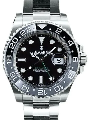 Rolex GMT-Master II 126710GRNR 40mm Stainless steel Black