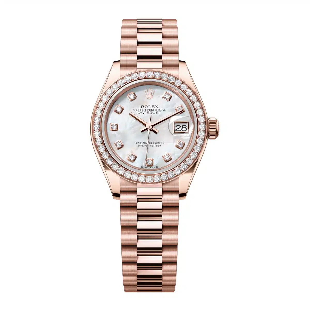 Rolex Lady-Datejust 279135RBR-0010 28mm Everose gold Pink