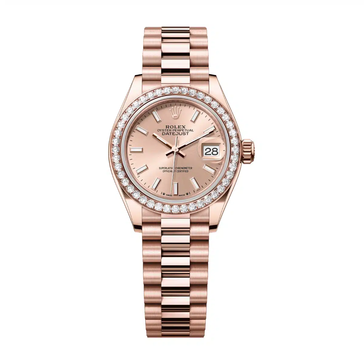 Rolex Lady-Datejust 279135RBR-0025 28mm Everose gold Pink