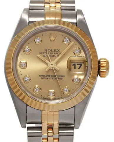 Rolex Datejust 69173G 26mm Yellow gold and Stainless steel Champagne 4