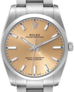 Rolex Oyster Perpetual 114200 Stainless steel White