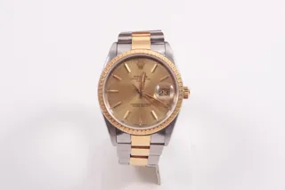 Rolex Oyster Perpetual Date 15223 Yellow gold and Stainless steel