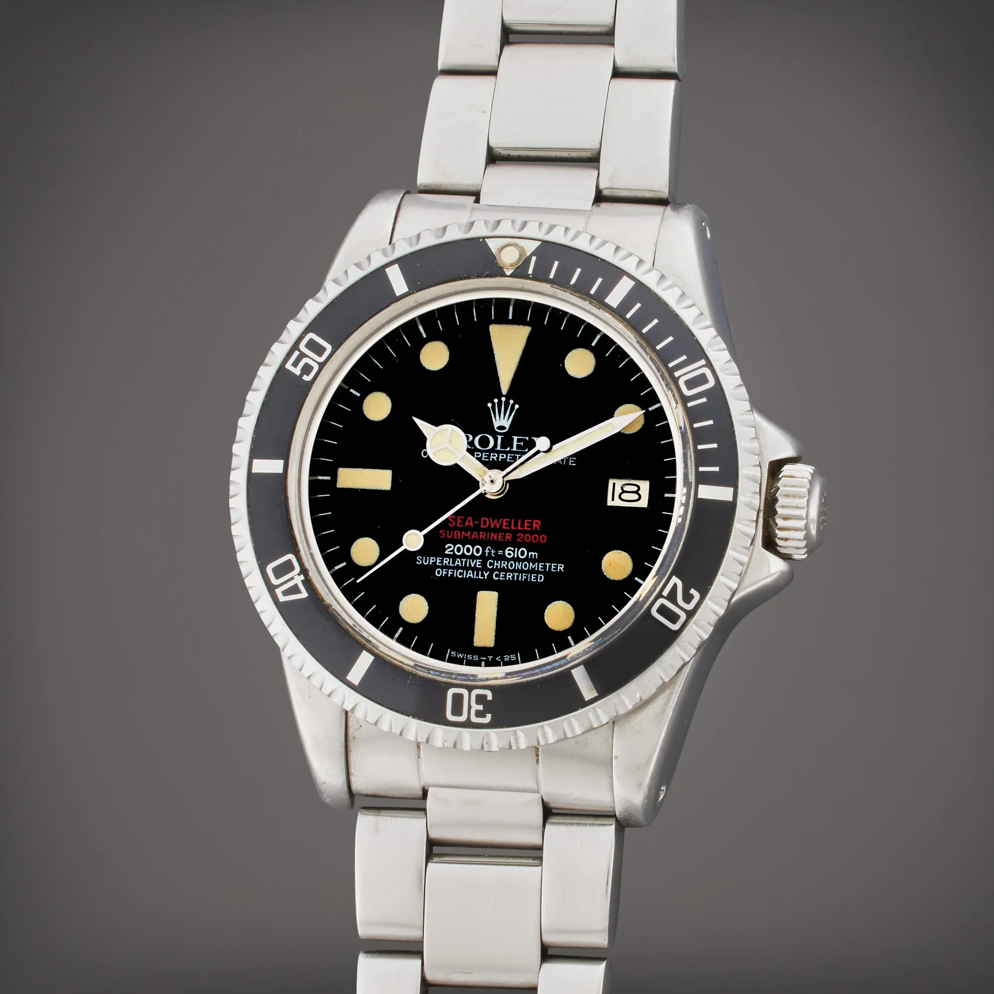 Rolex Sea-Dweller 1665 40mm Stainless steel Black