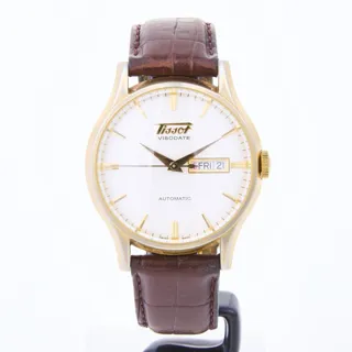 Tissot Heritage Visodate T019.430 Yellow gold and Stainless steel and PVD White