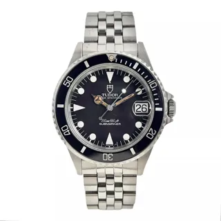 Tudor Prince Date 75090 Stainless steel Black