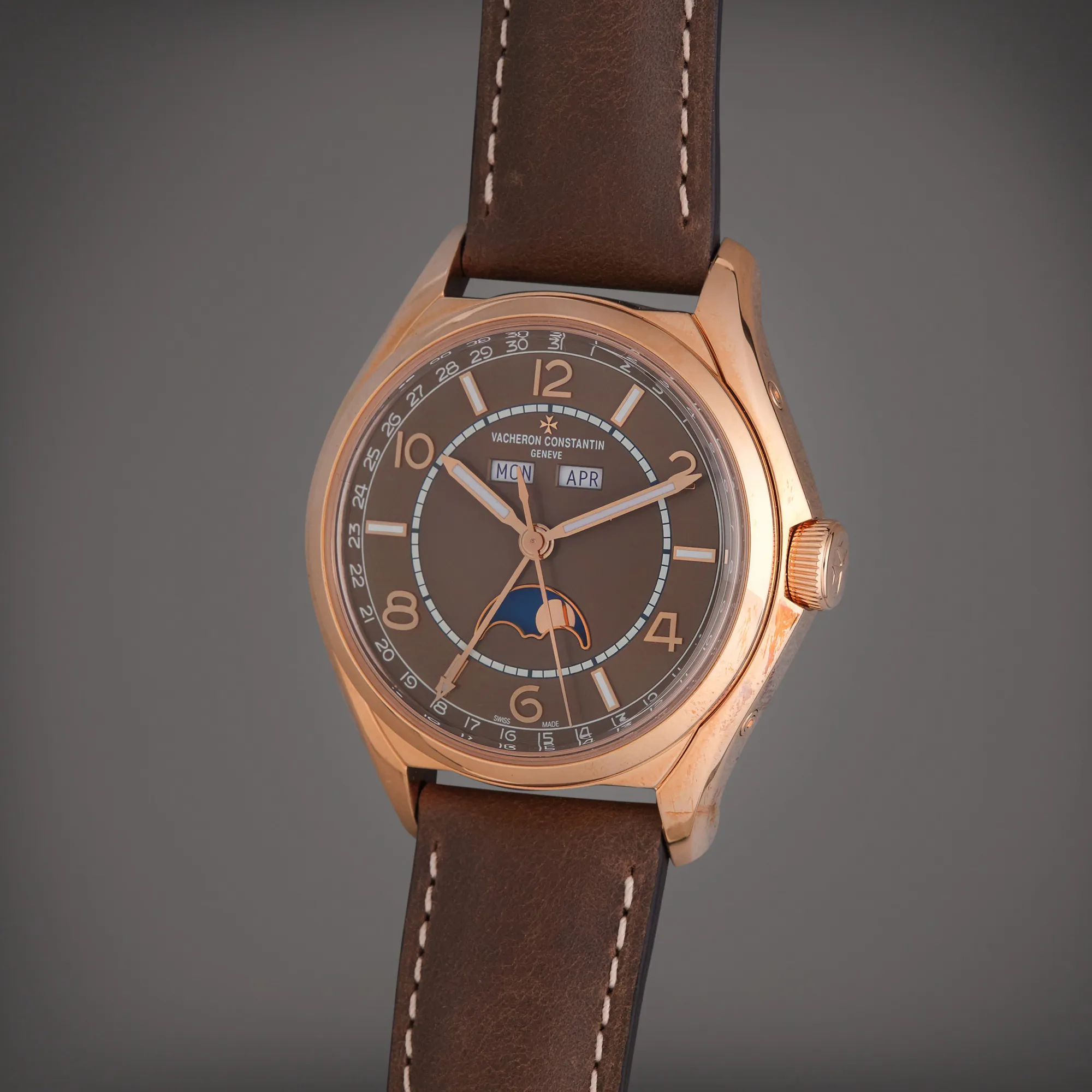 Vacheron Constantin Fiftysix 4000E/000R-B065 40mm Rose gold Brown